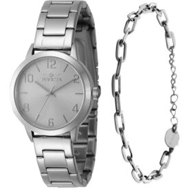 Invicta Women's Watch with Bracelet Set Wildflower Quartz Silver Tone Dial 47270 レディース