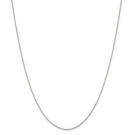 Jewelry 14k Carded WG .5mm Box Chain(CARDED) ユニセックス