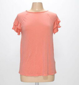 L.O.G.G. Label Of Graded Goods Womens Orange Shirt Size M (SW-7111909) レディース