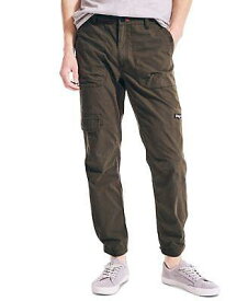 ノーティカ Nautica Mens Cargo Pants Forest Night 40x32 DARK GREEN Size 40X32 メンズ