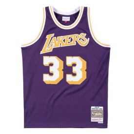 ミッチェルアンドネス [SMJYAC18109-LALPURP83KAB] Mens Mitchell & Ness NBA Swingman Jersey Lakers 83 Ka メンズ