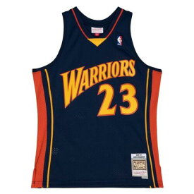 ミッチェルアンドネス MITCHELL & NESS NBA DARK JERSEY GOLDEN STATE WARRIORS 2002 JASON RICHARDSON メンズ