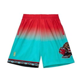 ミッチェルアンドネス MITCHELL & NESS NBA FADEAWAY SWINGMAN SHORTS VANCOUVER GRIZZLIES 1996 メンズ