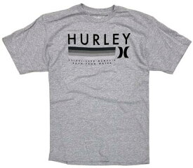 Hurley Men's Blender Graphic Short Sleeve Tee T-Shirt in Heather Grey メンズ