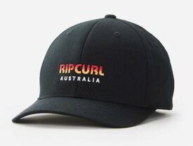 RIP CURL リップカール Rip Curl Men's Australia Heritage Desto Flex Fit Hat Cap - Black メンズ