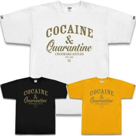 クルックスアンドキャッスルズ Crooks & Castles Men's Cocaine & Quarantine Graphic Tee T-Shirt メンズ