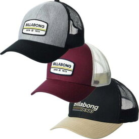 ビラボン Billabong Men's Walled Retro Embroidered Logo Established 1973 Trucker Hat Cap メンズ