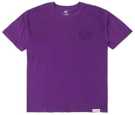 ダイヤモンド Diamond Supply Co. Men's Brilliant Logo Tee T-Shirt in Purple メンズ