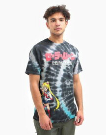 Primitive Apparel プリミティブ Primitive Men's X Sailor Moon Spiral Tie-Dy Black Tee T-Shirt in XX-Large メンズ