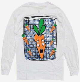 Carrots By Anwar Carrots Men's X Brain Vomit Graphic Long Sleeve Tee T-Shirt メンズ