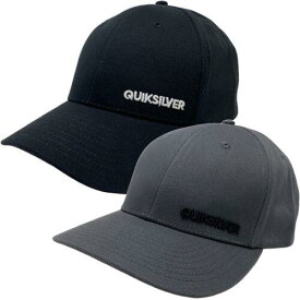クイックシルバー Quiksilver Men's Wordmark Small Embroidered Logo Snapback Hat Cap メンズ