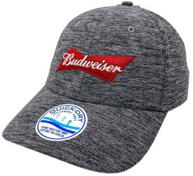 Budweiser Beer Men's Officially Licensed Embroidered Quick Dry Snapback Hat Cap メンズ