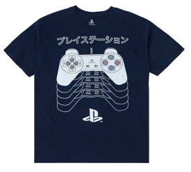 PlayStation Kanji Japanese Men's Officially Licensed Remote Console Tee T-Shirt メンズ