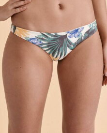 Hurley Women's Lanai Hawaiian Floral Reversible Surf Bikini Bottom - Sail レディース