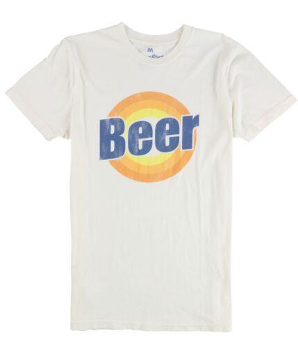 Local Celebrity Womens Beer Graphic T-Shirt Off-White Medium レディース