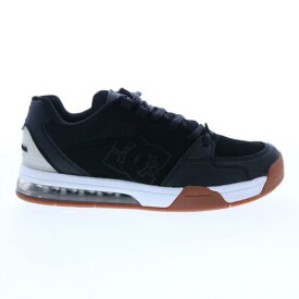 ディーシー DC Versatile ADYS200075-BW6 Mens Black Leather Skate Inspired Sneakers Shoes 8.5 メンズ