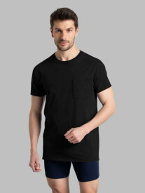 フルーツオブザルーム FRUIT OF THE LOOM Mens Black Short Sleeve T-Shirt 3XL メンズ