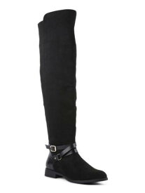 キスハグ XOXO Womens Black Elastic Gore Thames Round Toe Zip-Up Boots Shoes 9 レディース