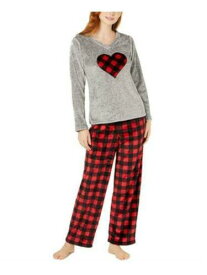 CHARTER CLUB Intimates Red Ankle Length Plaid Sleep Pants L レディース