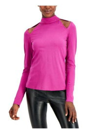INC Womens Cold Shoulder Cut Out Mock Neck Long Sleeve Top レディース