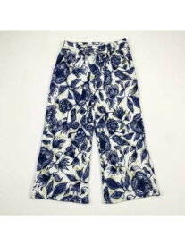 INC Intimates Navy Knitted Wide-Leg Pocketed Floral Sleep Pants L レディース