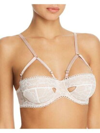 THISTLE & SPIRE Intimates Beige Removable Convertible Padded Cups Bra 32B レディース