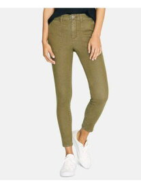 サンクチュアリ SANCTUARY Womens Green Pocketed Zippered Jeans Size: 24 Waist レディース