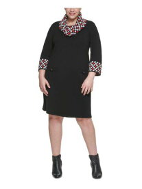 ジェシカハワード JESSICA HOWARD Womens Bell Sleeve Knee Length Sweater Dress レディース