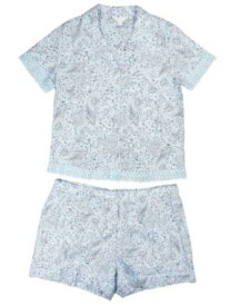 CHARTER CLUB Intimates Blue Paisley Sleep Shorts L レディース