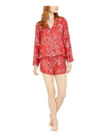 ジョシー JOSIE Intimates Red Floral Everyday Pajamas Size: M レディース