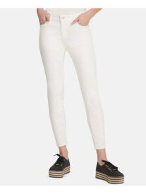 ディーケーエヌワイ DKNY Womens Ivory Skinny Jeans Size: 3112 レディース