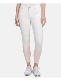 ディーケーエヌワイ DKNY Womens White Skinny Jeans Size: 262 レディース