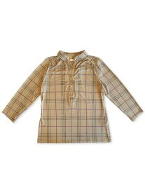 CHARTER CLUB Womens Ivory Plaid Long Sleeve Collared Top M レディース