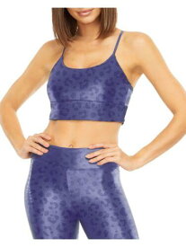 KORAL Intimates Purple Wide Band Animal Print Sports Bra M レディース