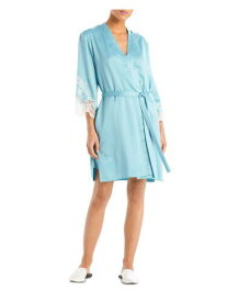 ナトリ NATORI Intimates Aqua Satin Wrap Robe L レディース