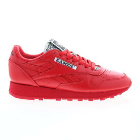 リーボック Reebok Eames Office Classic Leather Mens Red Lifestyle Sneakers Shoes メンズ