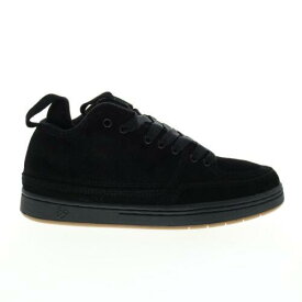 エス ES Penny 2 5102000061001 Mens Black Suede Skate Inspired Sneakers Shoes メンズ