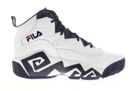 フィラ Fila MB 1BM00055-125 Mens White Leather Athletic Basketball Shoes メンズ