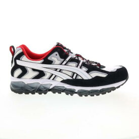 アシックス Asics Gel-Nandi 360 1021A190-100 Mens White Suede Athletic Running Shoes メンズ