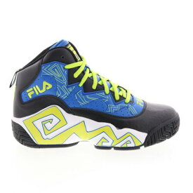 フィラ Fila MB 1BM01794-405 Mens Black Leather Lace Up Athletic Basketball Shoes 9 メンズ