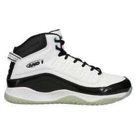 アンドワン AND1 M And1 Pulse Ii Basketball Mens Black White Sneakers Athletic Shoes AD900 メンズ
