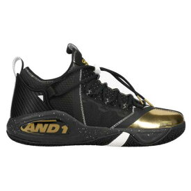 アンドワン AND1 Attack 2.0 Basketball Mens Black Sneakers Athletic Shoes AD90028M-BHY メンズ