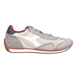 ディアドラ Diadora Equipe Suede Sw Lace Up Mens Grey Off White Sneakers Casual Shoes 1751 メンズ