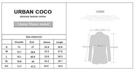 Urban CoCo Urban Coco Black Suiting & Blazers Womens Size Xl レディース