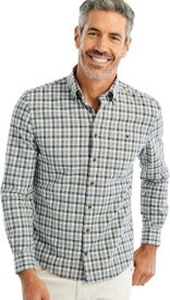 ジョニー オー johnnie-O Coen Hangin Out Button Up Shirt Light Grey-Large Light Gray メンズ