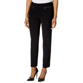 Nine West ナインウエスト NINE WEST NEW Women's Black Zip-pocket Slim Leg Dress Pants 16 TEDO レディース