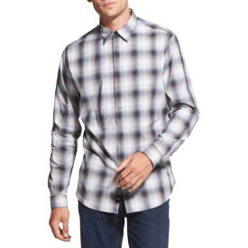 ディーケーエヌワイ DKNY NEW Men's Plaid Soft Button-Front Shirt TEDO メンズ