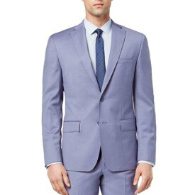 Dkny ディーケーエヌワイ DKNY NEW Men's Blue Lexington Wool Two Button Suit Sport Jacket 38L TEDO メンズ