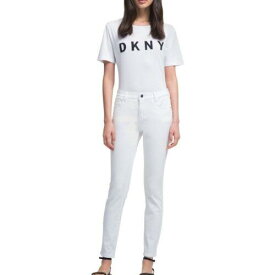 ディーケーエヌワイ DKNY NEW Women's White Soho Cotton Blend Slim Skinny Jeans 25 TEDO レディース