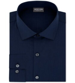 ケネスコール Kenneth Cole Reaction Men's Wrinkle Free Dress Shirt Blue Size -size- メンズ